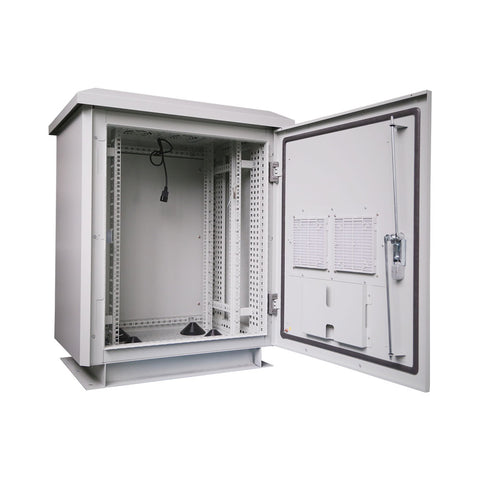 LINKQNET 18U IP45 OUTDOOR WALL MOUNT CABINET - 800(W) X 600(D)MM