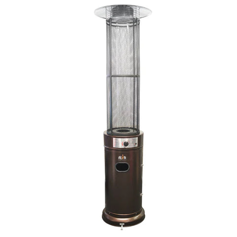 CIRCULAR GLASS TUBE GAS PATIO HEATER - 2.1M - TALL