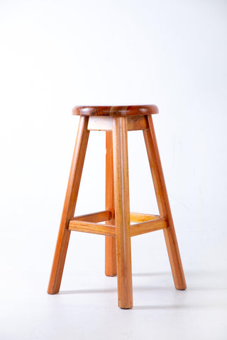 MerantiTrove Wooden Bar Stool - HomeAfford