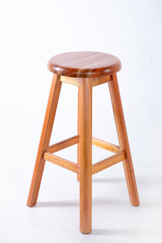 MerantiTrove Wooden Bar Stool - HomeAfford