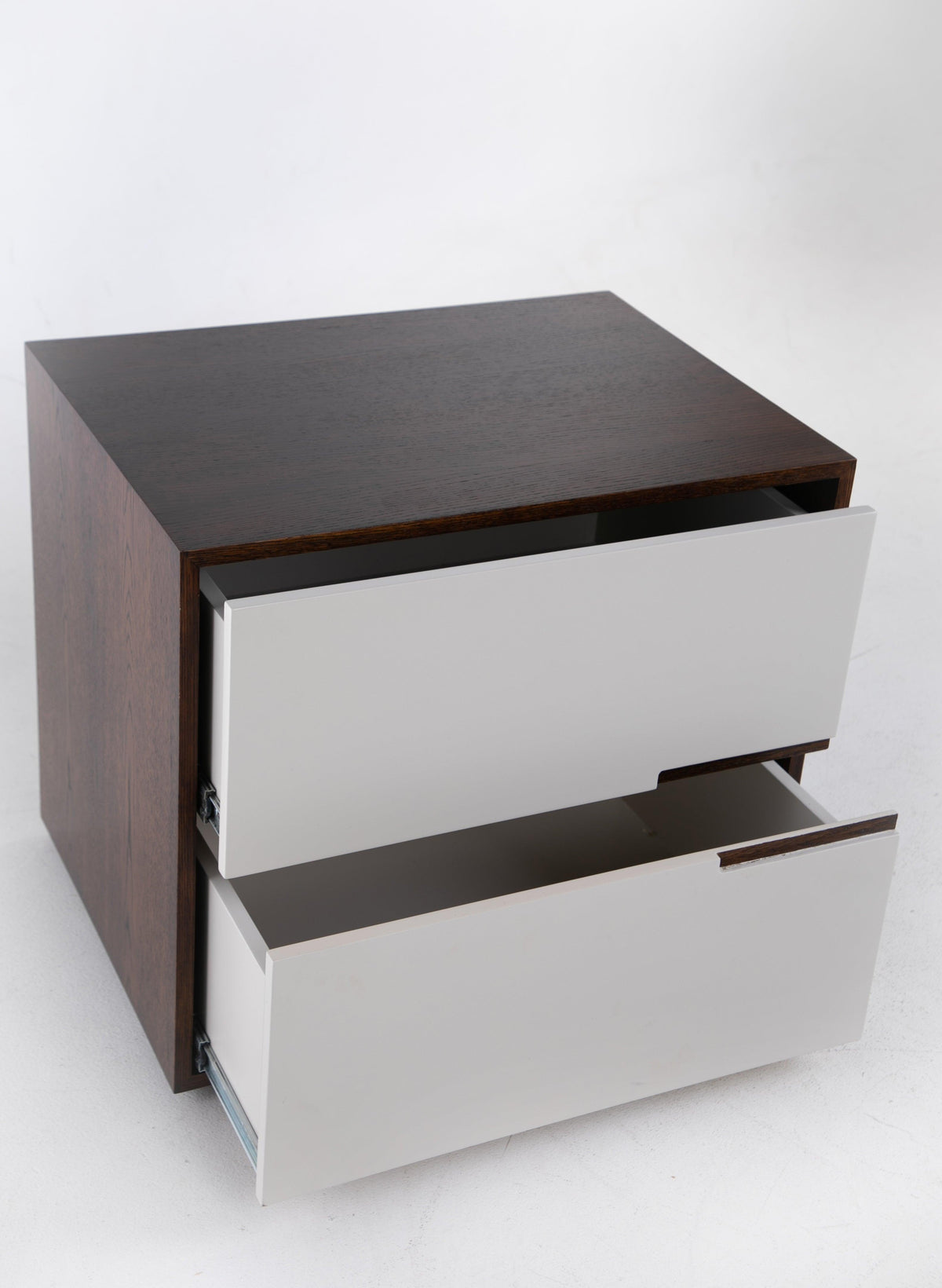 Tully Brown & Cream Nightstand - HomeAfford