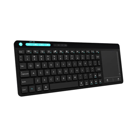 ZOWEETEK 83-KEY TOUCH-PAD 2.4GHZ WIRELESS SLIM KEYBOARD