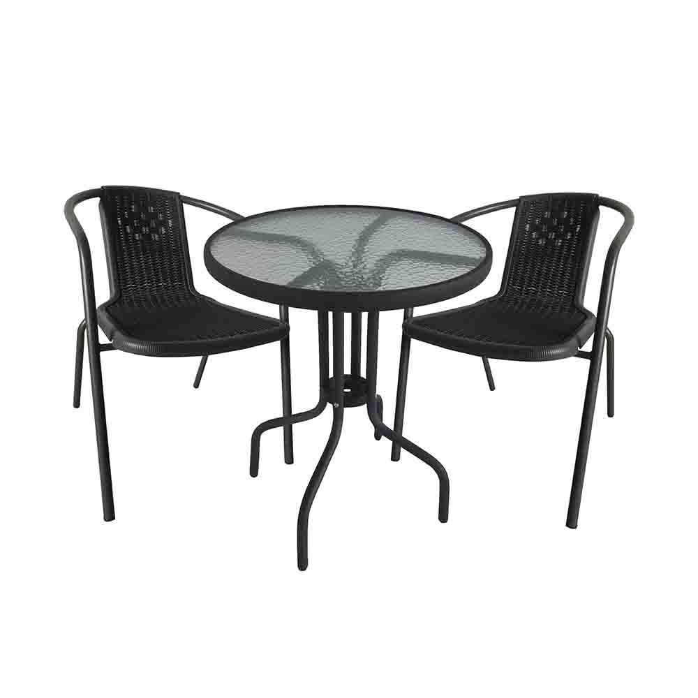 Bistro set polymer 3-piece - HomeAfford