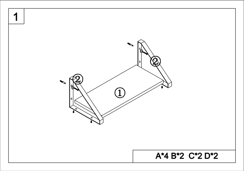 Hanging Bridge Shelf - HomeAfford