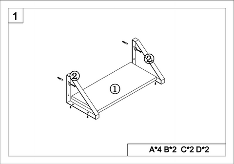 Hanging Bridge Shelf - HomeAfford