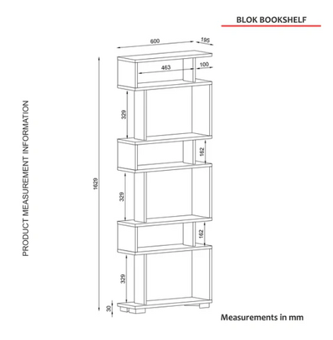 Armoire Blok Bookcase - HomeAfford