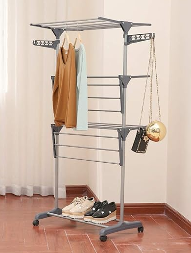 Homemark Drying Rack Grey - HomeAfford