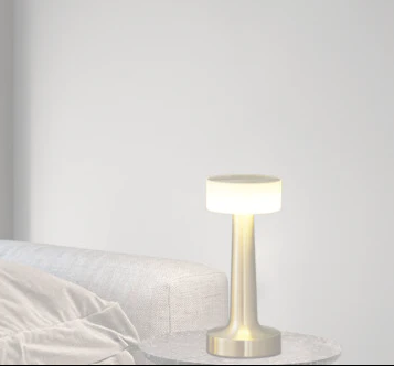 Share: HomeMax Silver LED Touchable Desk Lamp - HomeAfford