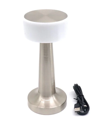 Share: HomeMax Silver LED Touchable Desk Lamp - HomeAfford