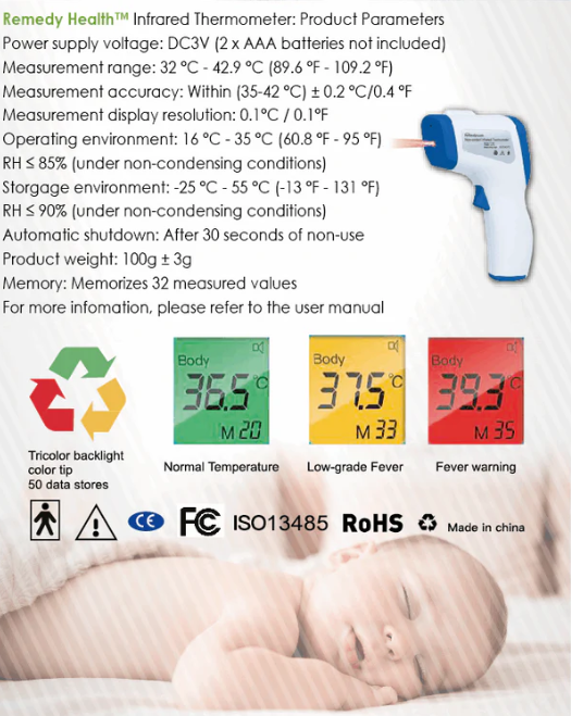 Contactless Infrared Thermometer - HomeAfford