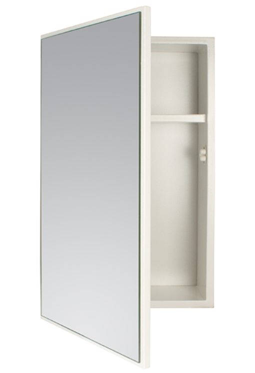 SINGLE WHITE BATHROOM CABINET - HomeAfford