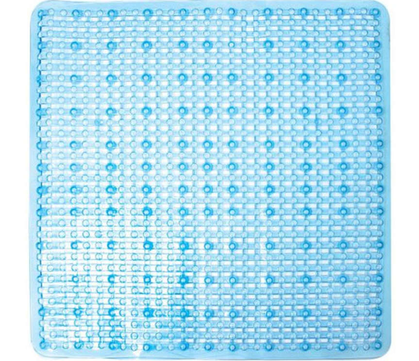 BATH SHOWER MAT LIGHT BLUE - HomeAfford