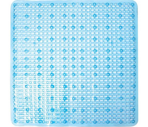 BATH SHOWER MAT LIGHT BLUE - HomeAfford