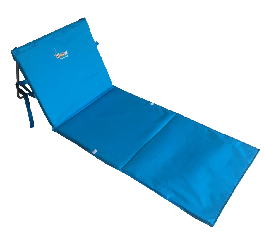 Beach lounger folding padded mat 120kg - HomeAfford