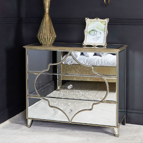 Bella pedestal 3 drawer - HomeAfford