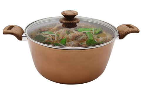 Copper Chef Non Stick 28cm Casserole Pot - HomeAfford