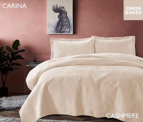 Simon Baker - Carina Bedspreads-Cashmere/King - HomeAfford