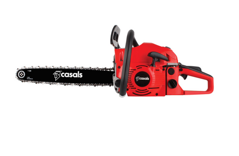 Chainsaw Petrol Plastic Red 460mm 52CC - HomeAfford