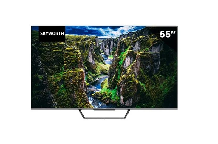 SKYWORTH 55” UHD QLED GOOGLE TV-WAVE TV WITH BUILD IN SOUNDBAR - HomeAfford