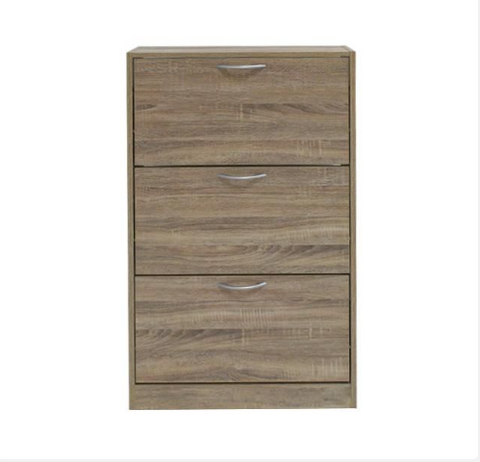 Perugia 3 drawer shoe cabinet