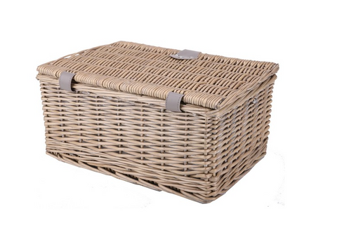 2-Person Wicker Picnic Basket