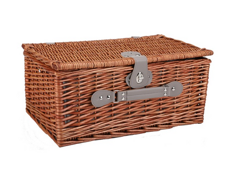 4-Person Wicker Picnic Basket