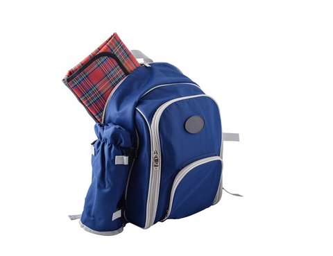 4-Person Picnic Backpack and Blanket