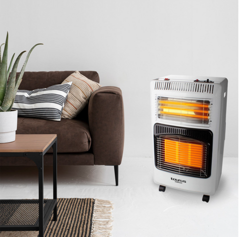 Taurus Heater Electric & Gas Aluminium White 4200W "Hibrido"