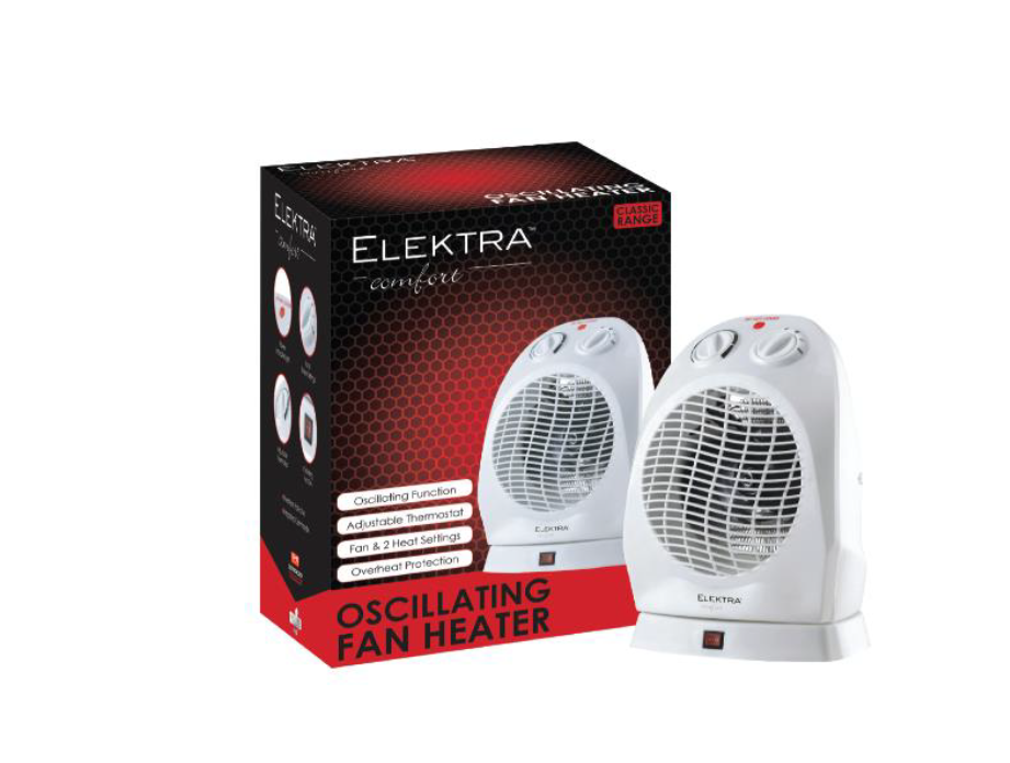 ELEKTRA OSCILATING FAN HEATER