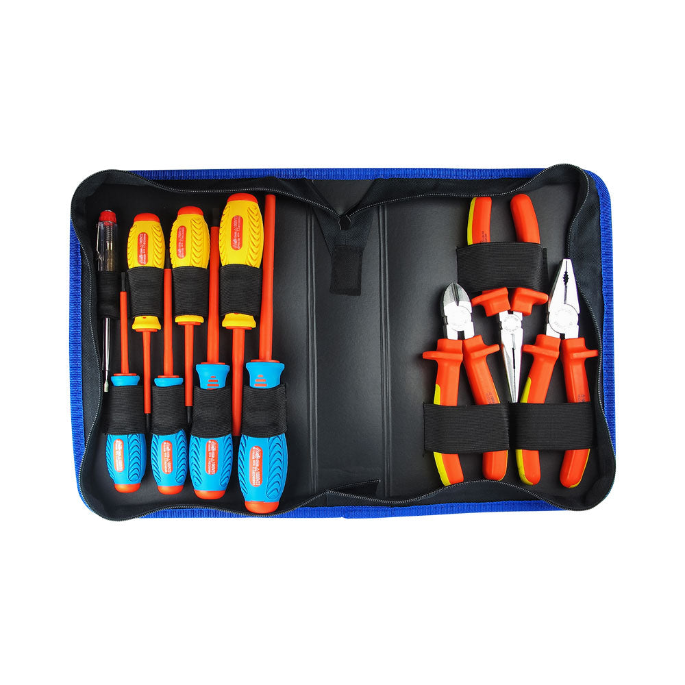 SPROTEK STK-9632 | 11-PIECE ELECTRICAL SCREWDRIVER AND PLIERS SET