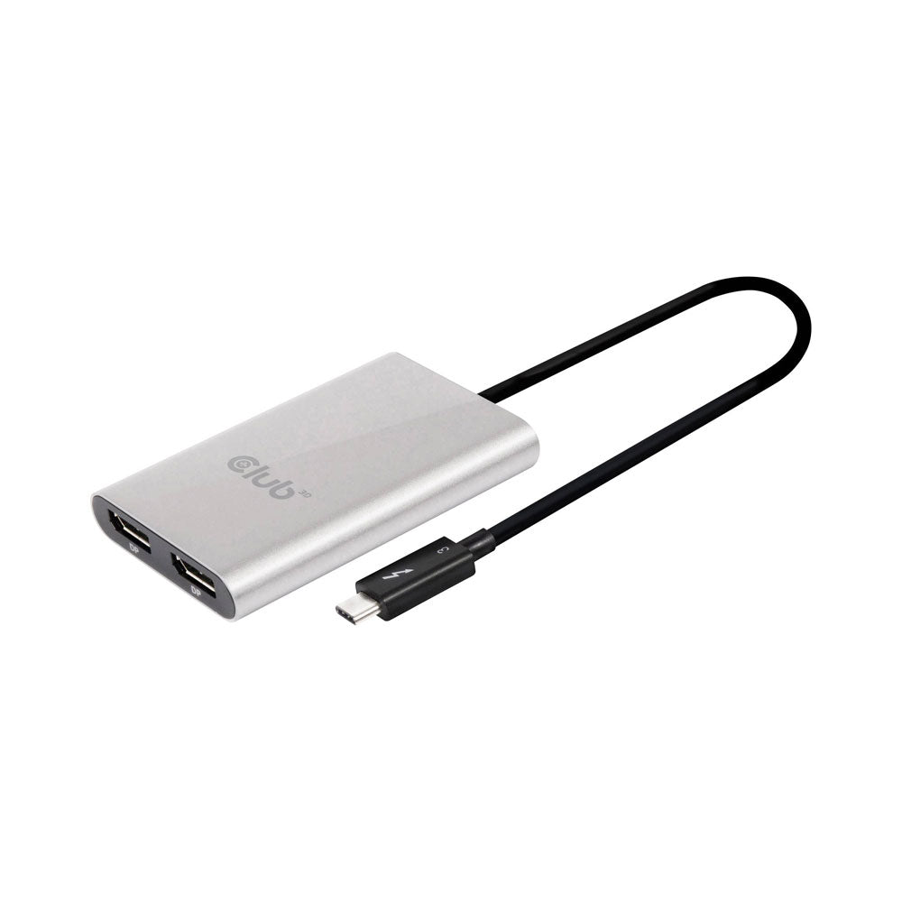 CLUB3D THUNDERBOLT 3 TO DUAL DISPLAYPORT 1.2 4K ADAPTER (CSV-1577)